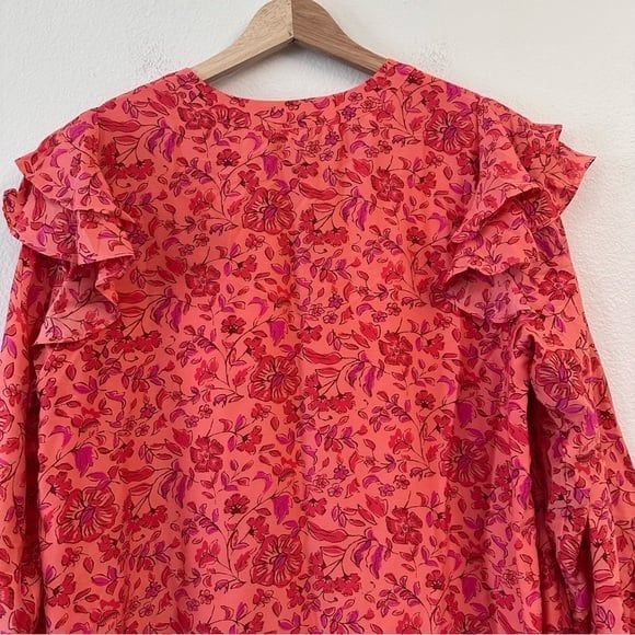 Vineyard Vines Womens Pink Helenium Floral Mini Shift Dress Size M - Picture 5 of 8